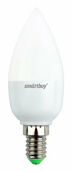 Лампа светодиодная 7Вт Е14, SMARTBUY С37-07W/4000/Е14