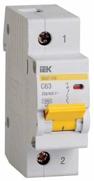 Автомат 40А D ВА47-100 3P IEK (не зак)