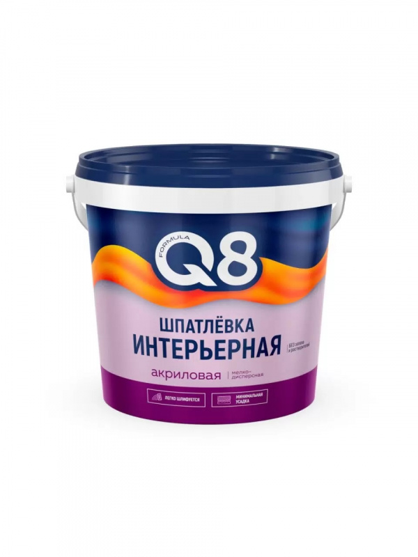 Шпатлевка Интер. латексная FORMULA Q8 ВД 1,5кг (8)