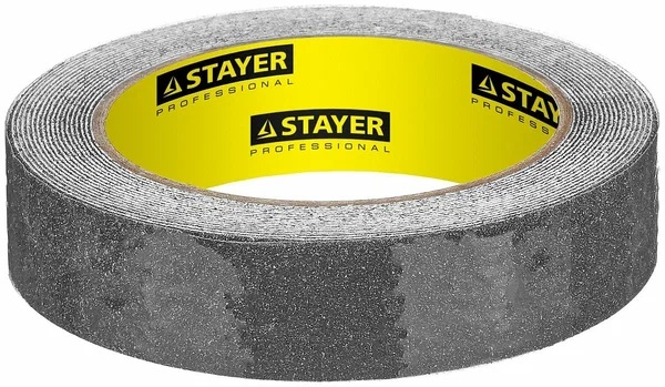 Клейкая лента противоскользящая 25мм*5м Stayer Profi