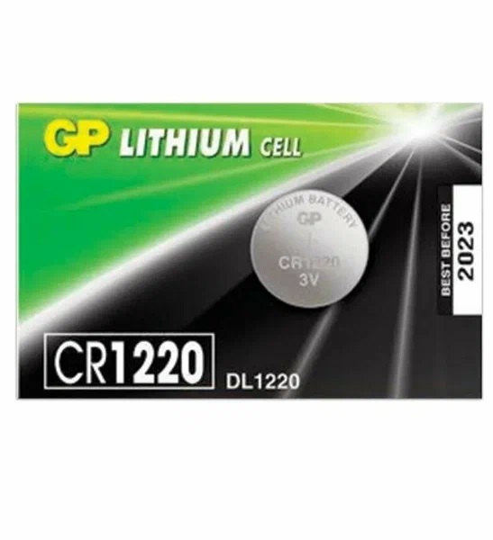 Батарейка GP CR1220-BC5 BL-5 (не зак)