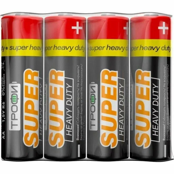 Батарейка ТРОФИ HEAVY DUTY R6/316 4S Классика Хаки