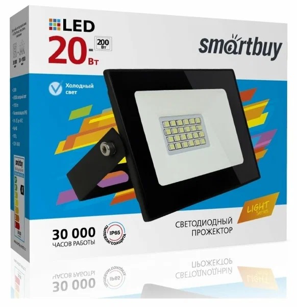 Прожектор светодиодный 20W SMARTBUY FL SMD LIGHT 20W