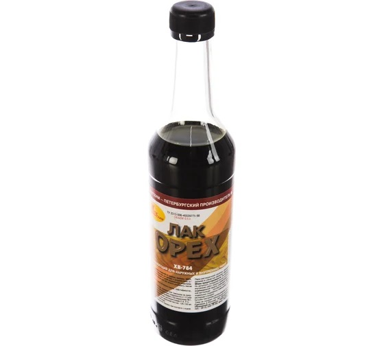 Лак ХВ-784 Орех 0,5л (2)