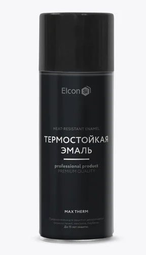 Эмаль термостойкая белая ЭЛКОН 520мл до 700С