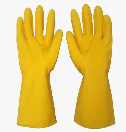 Перчатки латексные прочные удлиненные Household Gloves XL