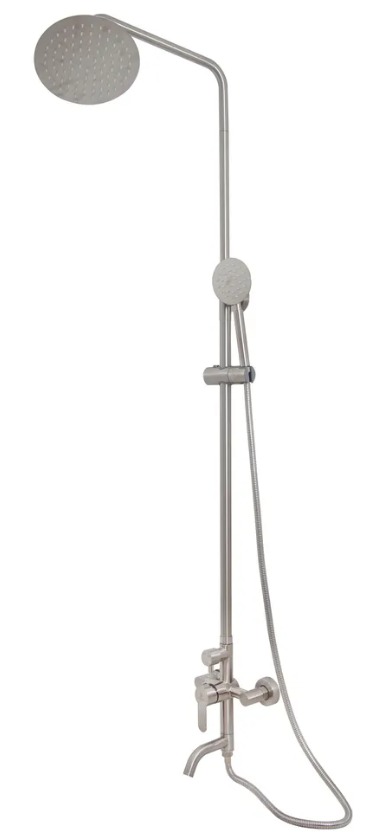 Смеситель д/душа со стойкой BACH B52401-3 нерж.
