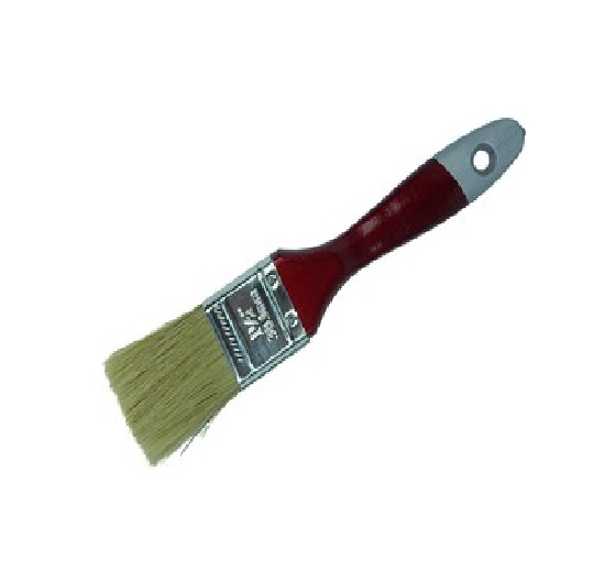 Кисть плоская Profi, 1,5" (38мм), натур щетина, дерев ручка, Sturm