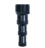 Адаптер штуцерный для шлангов 1/2" и 3/4" - резьба 3/4 наруж Прима 4342