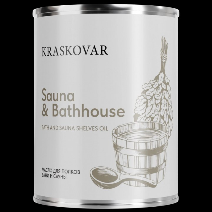 Масло для полков бани и сауны Kraskovar Sauna & Bathhause б/ц 0.75 л
