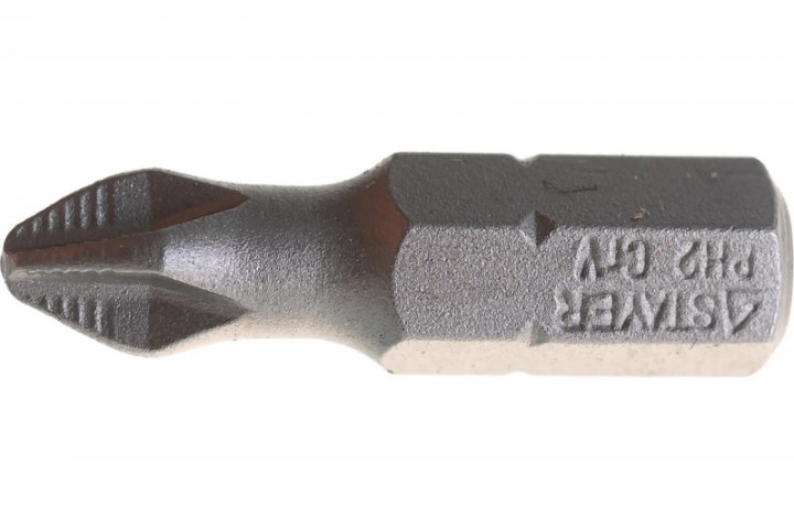 Бита PH2 25мм STAYER "PROFI" хвостовик С 1/4
