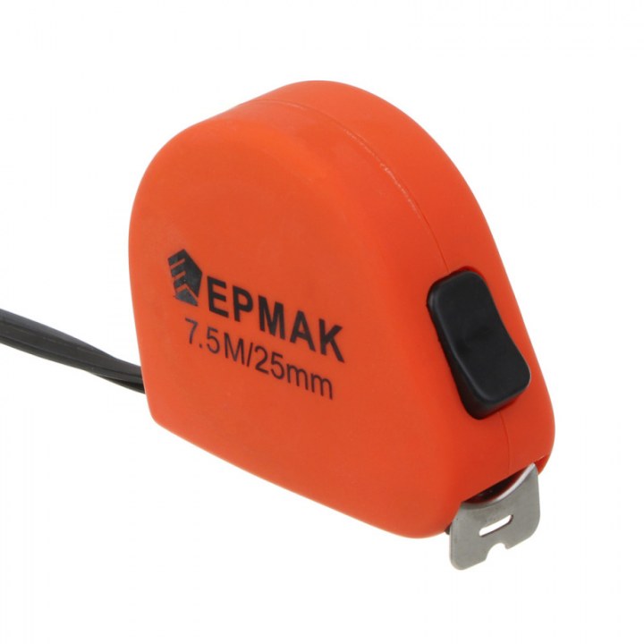 Рулетка 7,5м ЕРМАК 658-733