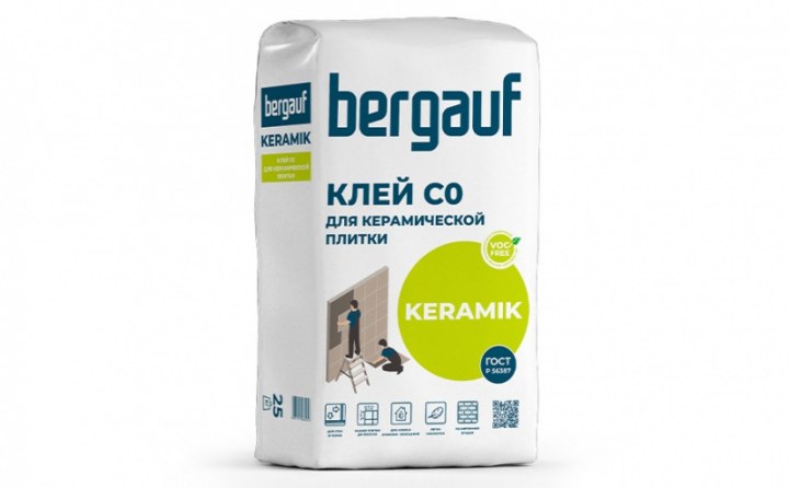 Клей для плитки Bergauf Keramik 25 кг