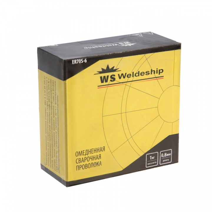 Проволока омедненая сварочная 0,8мм WS WELDERSHIP 1 кг