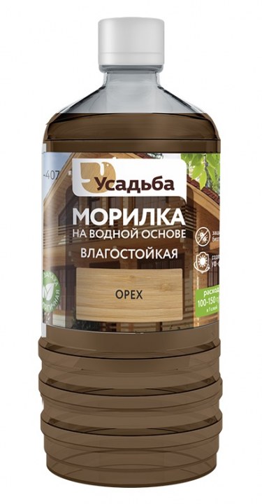 Морилка водная ОРЕХ влагостойкая ф. 0,5/12 СП