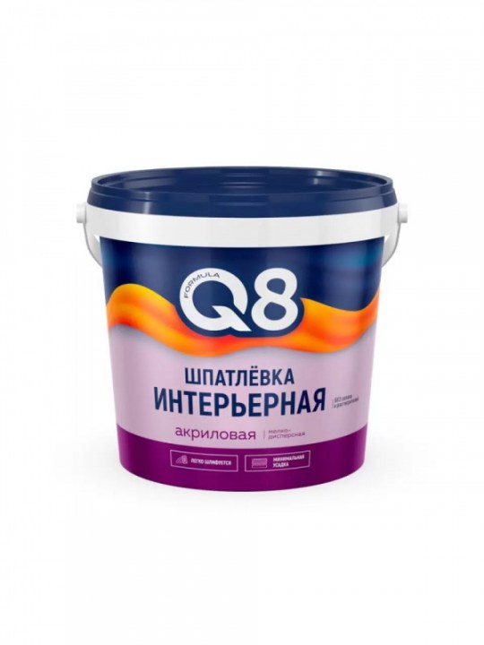 Шпатлевка Интер. латексная FORMULA Q8 ВД 1,5кг (8)