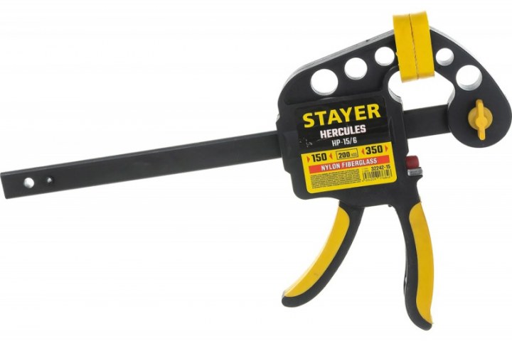 Струбцина пистолетная 150/60 мм НР-15/6 STAYER Hercules-P