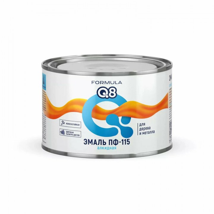 Эмаль ПФ 115 белая 0,4кг FORMULA Q8