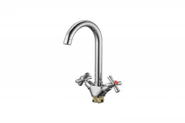 Смеситель для кухни Solone KOA4-C722 керамика верт излив