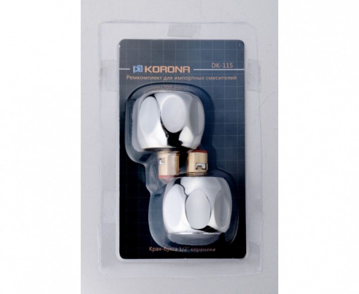 Маховик+кран-букса 1/2" кер. МАХОВИК DK-115 круглый, блистер 1шт