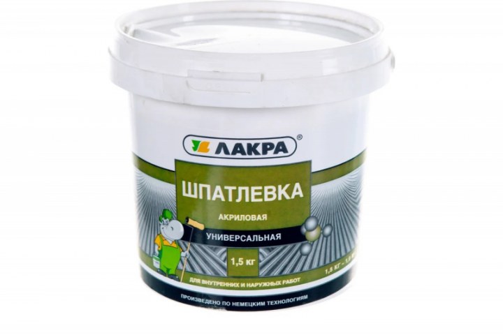 Шпатлевка акрил универ. для внутр. и наруж. работ 1,5кг