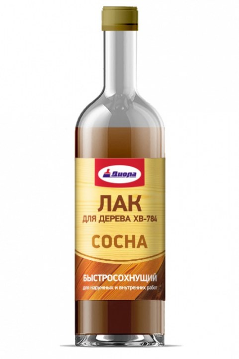 Лак ХВ-784 Сосна 0,5л Диола